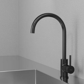 Primy Steel Curve køkkenarmatur, Shadow